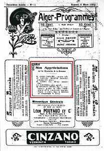 Alger - 29 rue d'Isly - Theatre Alhambra - Annees 20-30 - (19)